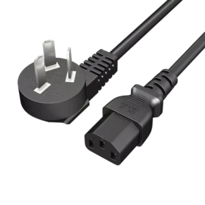 AC Power Cable, E3p (GBP) to C13 plug, 1.5 m
