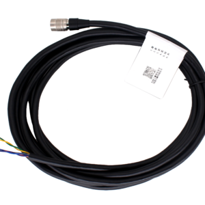 Power & I/O Cable, P7 6-pin, Female, Black insulator, Solder type to Open, 15 m, High-Flex