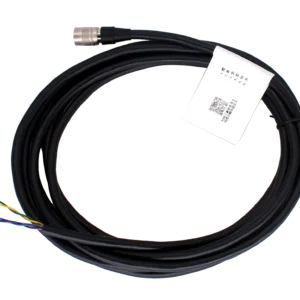 Power & I/O Cable, P7 6-pin, Female, Black insulator, Solder type to Open, 5 m, High-Flex
