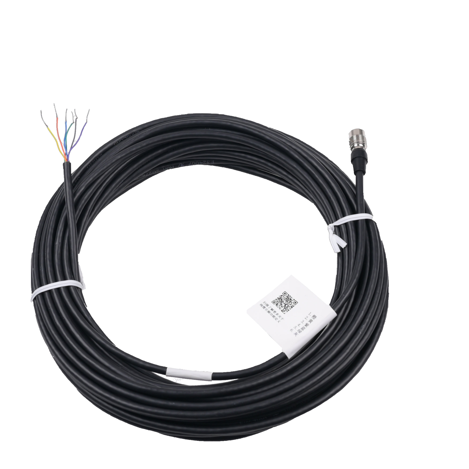 Power & I/O Cable, P7 6-pin, Female to Open, 60 m