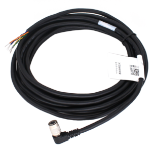 Power & I/O Cable, P7 6-pin, Female, Left side to Open, 5 m, High-Flex