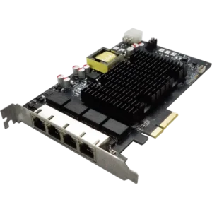 Quad ports WX1860 POE Ethernet Adaptors