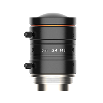 C-Mount Lens, 6mm, F2.4, 1/1.8″, 10MP