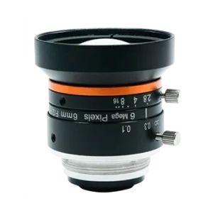 C-Mount Lens, 6mm, F2.8, 1/1.8″, 6MP