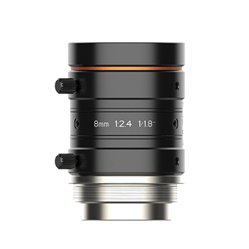 C-Mount Lens, 8mm, F2.4, 1/1.8″, 10MP