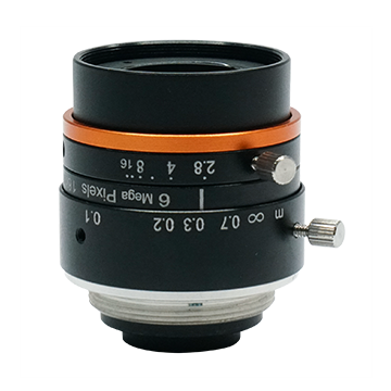 C-Mount Lens, 16mm, F2.8, 1/1.8″, 6MP