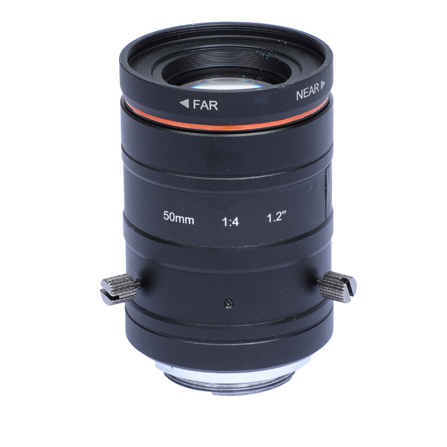 C-Mount Lens, 50mm, Fixed Iris F4, 1.2″, 25MP