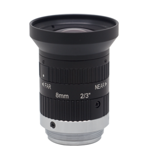 C-Mount Lens, 8mm, F2.4, 2/3″, 5MP