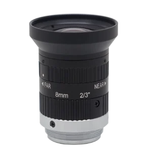 C-Mount Lens, 8mm, F2.4, 2/3″, 5MP