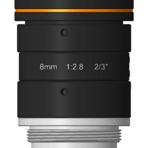 C-Mount Lens, 8mm, F2.8, 2/3″, 10MP