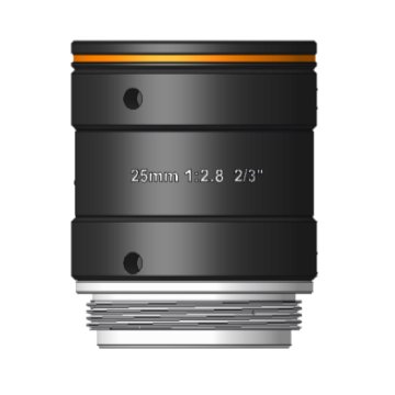 C-Mount Lens, 25mm, F2.8, 2/3″, 10MP